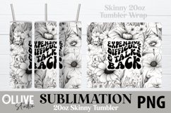 Expensive Difficult And Talks Back Tumbler 20oz Wrap PNG Product Image 2