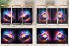Exploding Galaxy Nebula Glass Can Wraps Product Image 4