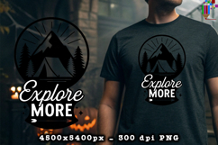 Explore More PNG Mountain Adventure Outdoor Camping Design