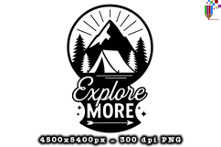 Explore More PNG Mountain Adventure Outdoor Camping Design