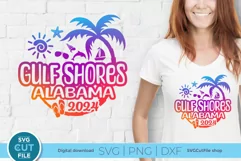Elevate your crafting game with a Gulf Shores Alabama SVG compatible with Cricut and Silhouette. Create stunning tropical-themed shirts and tote bags effortlessly.