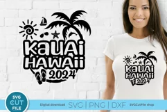 Elevate your crafting game with a Kauai Hawaii SVG compatible with Cricut and Silhouette. Create stunning tropical-themed shirts and tote bags effortlessly.