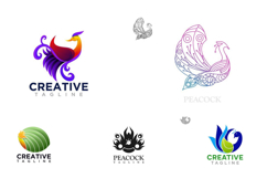 Peacock vector Product Image 5
