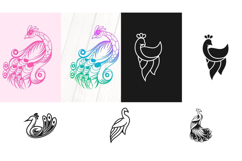 Peacock vector Product Image 2