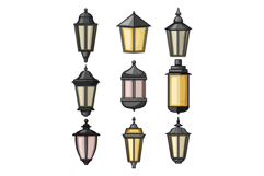 exterior lamp set cartoon Product Image 1