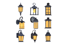exterior lamp set cartoon Product Image 1