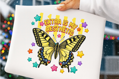 Extra is My Aesthetic Butterfly PNG Product Image 4
