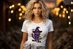 Extra Witchy Halloween Cat PNG | Cute Halloween Design Product Image 3
