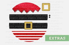 Christmas Elf Scalloped Monogram Set PNG Product Image 2