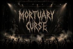 Disgrowl Carnage Brutal Death Metal Font Product Image 7