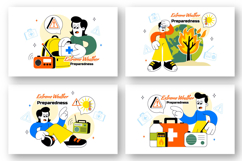 10 Extreme Weather Preparedness Illustration Product Image 3