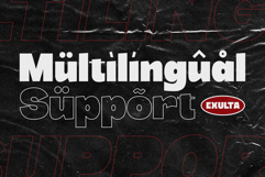 Exulta - Bold and Expressive Sans Serif Font Product Image 2
