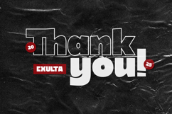 Exulta - Bold and Expressive Sans Serif Font Product Image 8