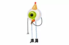 Cute eyeballs with arms and legs. of cartoon characters Product Image 4