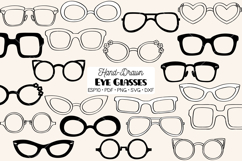 Glasses, Nerd Frames, Eye wear, Sunglasses, Hand drawn shade Product Image 1