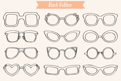 Glasses, Nerd Frames, Eye wear, Sunglasses, Hand drawn shade Product Image 5