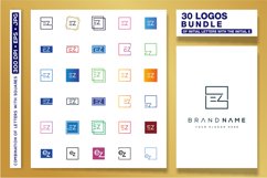 30 LOGOS BUNDLE OF INITIAL LETTERS WITH THE INITIAL E Product Image 1