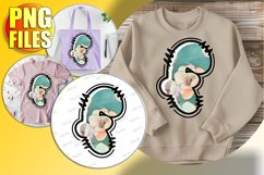 F Doodle Letter Valentine Cheerful Sweet Heart! Product Image 1