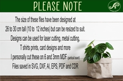Steampunk man profile laser cut wall sign Product Image 6