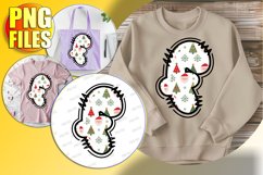 F Doodle Letter Style Clipart Merry Winter Theme! Product Image 1