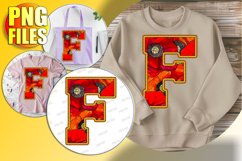 F Doodle Letter Joyful Valentine Playful Heart! Product Image 1
