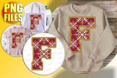 F Doodle Letter Style PNG Festive Celebration Theme! Product Image 1
