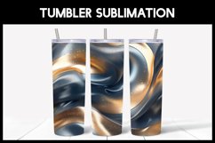 10 Boho Gradient Abstract Glitter Tumbler Seamless Tumbler Product Image 5