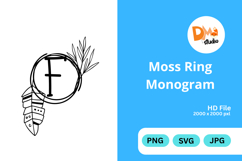 Moss Ring Monogram Product Image 1