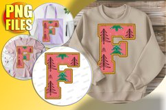 1 Doodle Letter Style PNG Whimsical Holiday Fun! Product Image 1