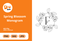 Spring Blossom Monogram Product Image 1