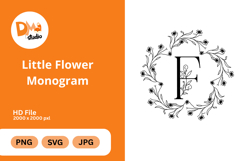 Little Flower Monogram Product Image 1