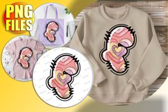 F Doodle Letter Valentine Festive Whimsical Style! Product Image 1