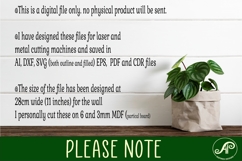 Floral welcome home Key holders for metal and laser cutting Product Image 6