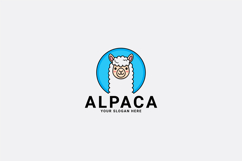 Alpaca Simple Mascot Logo Template Product Image 1