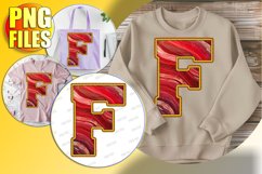 F Doodle Letter Valentine Cheerful Romantic Magic! Product Image 1