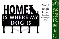 Home Is Where My Dog Is Key holder designs for wood/ metal Product Image 6