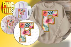 F Doodle Letter Romantic Heart Playful Style! Product Image 1