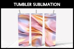 Pastel Abstract Glitter Tumbler Sublimation Seamless Tumbler Product Image 1