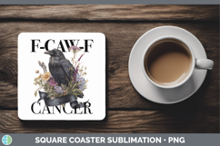 GorgeousF-CAW-F CANCER Square Coaster design.