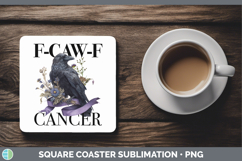GorgeousF-CAW-F CANCER Square Coaster design.