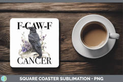 GorgeousF-CAW-F CANCER Square Coaster design.