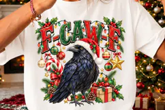 F-CAW-F Christmas Santa Hat PNG Product Image 1