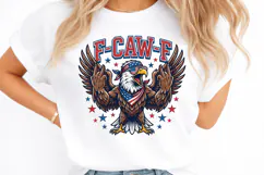F-Caw-F Funny Patriotic Eagle USA Png Product Image 2