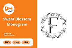 Sweet Blossom Monogram Product Image 1