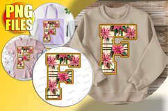 1 Doodle Letter Style PNG Creative Winter Character! Product Image 1