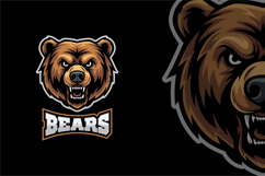 Bear Mascot Cartoon Logo Template Product Image 1