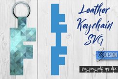 Leather Keychain SVG Design | Keychaine Design | SVG File Product Image 1
