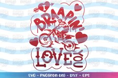 Valentines svg I Brappin' Love you Motorbike Love Boy Product Image 1