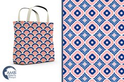 Sophistication patterns, Pink Geometric papers AMB-1079 Product Image 2