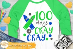 School SVG, 100 Days Of School Boy Svg, 100th Day of Shool Product Image 1